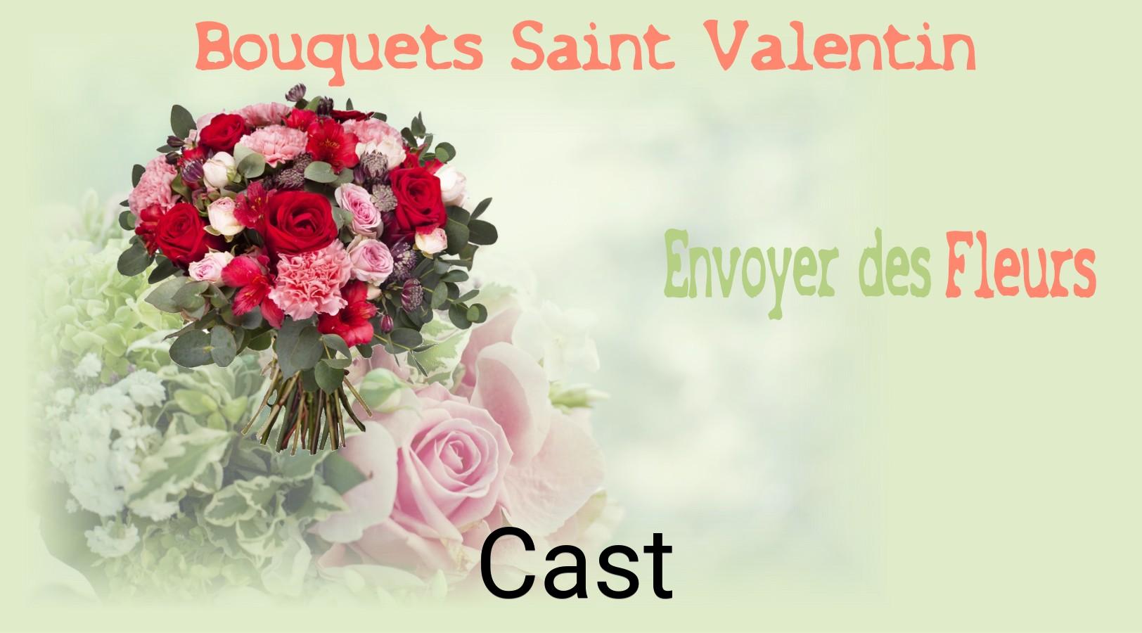 Roses de Saint-Valentin livrées à Cast